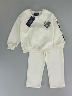 Polo Ralph Lauren Cream Sweatshirt & Sweatpants Set